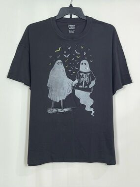 American Eagle AE Women's
Oversized Graphic Tee True Black-
L/XL